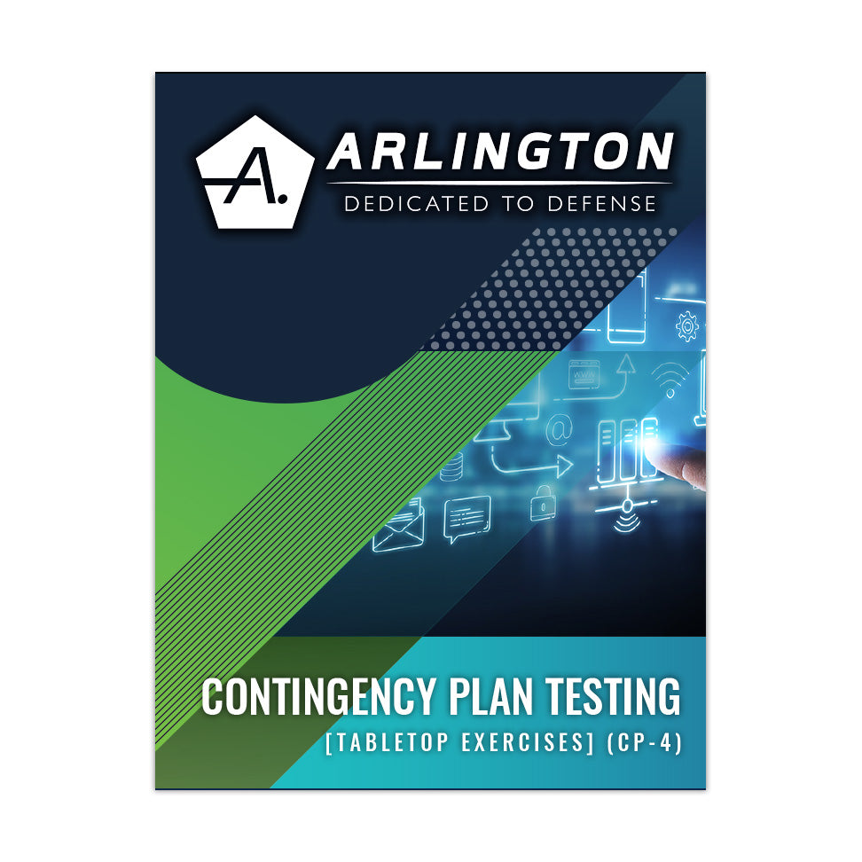 Nist 800 53 Rev 5 Contingency Plan Testing Tabletop Exercises Cp 4 Arlington Security Portal 0388