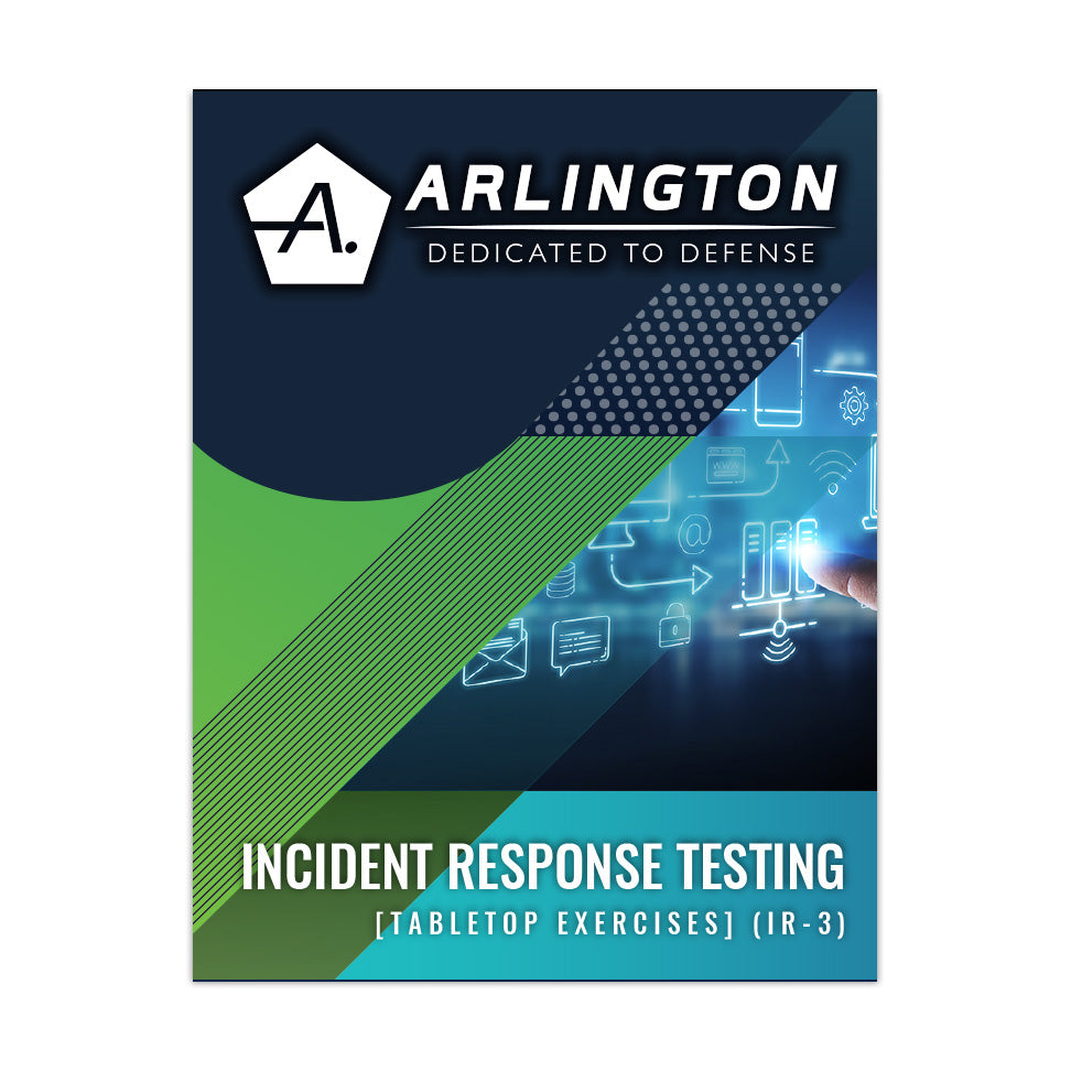 Nist 800 53 Rev 5 Incident Response Testing Tabletop Exercises Ir 3 Arlington Security Portal